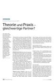 Theorie und Praxis - gleichwertige Partner?