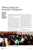 Offener Dialog und finanzielle Transparenz