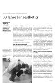 30 Jahre Kinaesthetics
