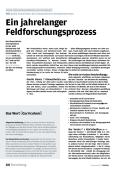 Ein jahrelanger Feldforschungsprozess
