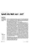 Spielt die Welt verrückt?