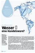 Wasser - eine Handelsware?