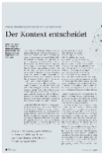 Der Kontext entscheidet