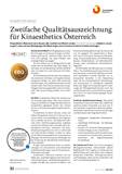 Zweifache Qualitätsauszeichnung für Kinaesthetics Österreich