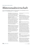 Blütenstaubwirtschaft