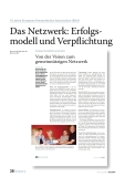 Das Netzwerk: Erfolgsmodell und Verpflichtung