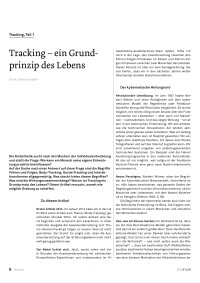 Tracking - ein Grundprinzip des Lebens