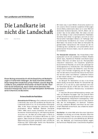 Die Landkarte ist nicht die Landschaft