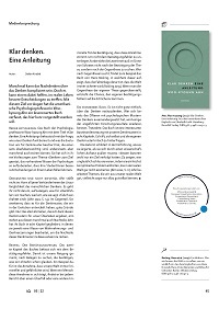 Klar denken. Eine Anleitung