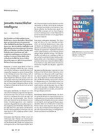 Jenseits menschlicher Intelligenz