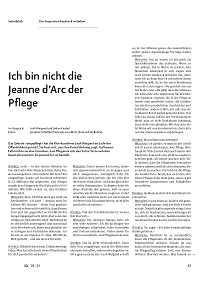 Ich bin nicht die Jeanne d