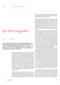Die Welt begreifen