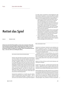 Rettet das Spiel