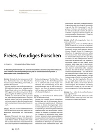 Freies, freudiges Forschen