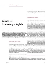 Lernen ist lebenslang möglich