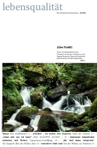 Zeitschrift Lebensqualität 2012 Nummer 3 Titelseite
