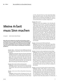 Meine Arbeit muss Sinn machen