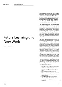 Future Learning und New Work